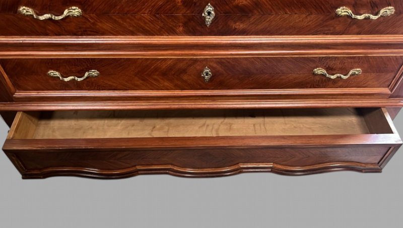 A 19thc French Marble Topped Commode